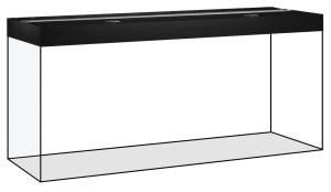Diversa Akwarium z Pokrywą Fine 120x40x57 cm 274l CZARNE