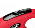 FLEXI Smycz automatyczna NEW CLASSIC linka S 8m do 12kg CZERWONA