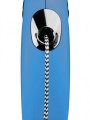 FLEXI Smycz automatyczna NEW CLASSIC linka M 5m do 20kg NIEBIESKA
