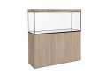 Zestaw z Szafką Aquatic 160x60x160cm Akwarium 576l Pokrywa LED 27W Mata 11 KOLORÓW