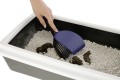 Łopatka Do Żwirku Dla Kota Do Kuwety z KLAPKĄ Zamykana SHAKER Light Blue-Niebieska