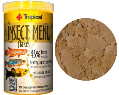 TROPICAL Pokarm dla Ryb INSECT MENU FLAKES 1000ML/250G 70446