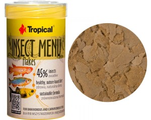 TROPICAL Pokarm dla Ryb INSECT MENU FLAKES 250ML/50G 70444