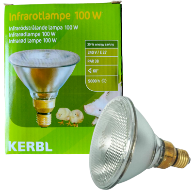 Kerbl Żarówka Promiennik Podczerwieni 100W Biała
