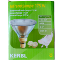 Kerbl Żarówka Promiennik Podczerwieni 175W Biała