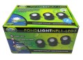 Aqua Nova NPL1-LED3 Oświetlenie LED do oczka 3x1,6W z czujnikiem zmierzchu