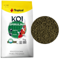 Tropical KOI SPIRULINA PELLET SIZE M 7kg - pokarm ze spiruliną dla karpi koi i innych ryb w oczkach wodnych
