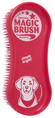 Szczotka dla Psów Krótko i średniowłosych Wild Rose Magic Brush Wyczesuje i Masuje