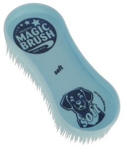 Szczotka dla Psów Wrażliwych Ocean Blue SOFT Magic Brush Wyczesuje i Masuje