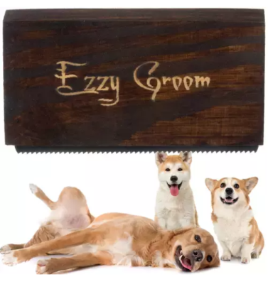EzzyGroom Szczotka Zgrzebło dla Psa Kota o Szorstkiej Sierści Szorstkowłosy