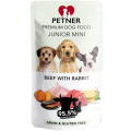 PETNER Wysokomięsna Karma Mokra dla Szczeniąt Wołownina z Królikiem 95,5% Mięsa 500g