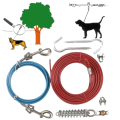 Kerbl Yard Lead Set Zestaw Wybiegowy Wybieg dla Psa 15m Linka + 3m Smycz