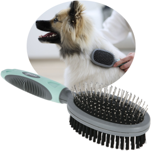 Kerbl Szczotka Dwustronna Zgrzebło do Filcu i Kołtunów 24cm 80053