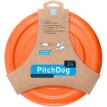 PitchDog Latający Dysk Aportowania dla Psa Zabawka 24cm Pomarańczowa