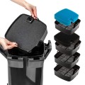 Aquael Hypermax LINK 4500 Filtr Zewnętrzny Do Akwarium 200-1500l 4500l/h + GRZAŁKI 2x150W