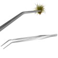Kruger Meier Pflanzenpinzette Verbogen Pęseta Zagięta Do Akwarium 38cm