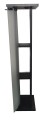 Szafka SHRIMP SET Stand 20 Szkło 27x27x110cm Black