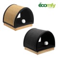 Ecomfy Drapak dla Kota Half Moon Półokrągły Budka Szary