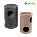 Ecomfy Drapak dla Kota ECO TUBE Tuba Budka Beżowa 36x63cm