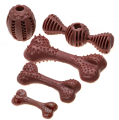 Ecomfy Wytrzymała Zabawka dla Psa do Żucia DENTAL BONE MEATY MIX 8,5cm