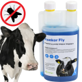 ASEKOR FLY Preparat na Owady Latające i Biegające dla BYDŁA Niebieski 1000 ml