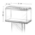 Juwel Primo 70l 2.0 Kompletny Zestaw Akwarium Czarne 61x31x44cm
