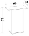 Juwel Szafka Pod Akwarium Primo 60/70 SB 61x31x73cm Czarna