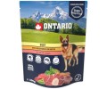 Ontario Monobiałkowa Karma Mokra dla Psa Saszetka Wołowina z Warzywami 300g