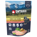 Ontario Karma Mokra dla Psa Saszetka Indyk i Kurczak z Warzywami 300g
