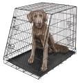 Kerbl Metalowa Klatka Kennelowa 2-drzwiowa dla Psa Trapezowa Skośna Ścięta 107x74x85cm