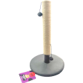 BUBU PETS Drapak Dla Kota Kotów Sprężynowy Słupek z Piłeczkami 52cm Szary