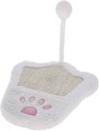 Kerbl Drapak Dla Kota Mata do Drapania Paw Łapka z Piłeczką na Słupku 36cm Biało-Różowy