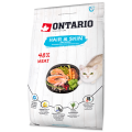 ONTARIO Cat Karma Sucha dla Kotów Dorosłych Hair&Skin na Skórę i Sierść Łosoś 2kg