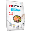 ONTARIO Cat Karma Sucha dla Kotów Dorosłych Hair&Skin na Skórę i Sierść Łosoś 2kg