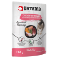 Ontario Saszetka Karma Mokra dla Kociąt Herb Line Kitten Kurczak z Wątróbką 80g