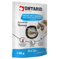 Ontario Saszetka Karma Mokra dla Kota Herb Line Kurczak z Makrelą 80g