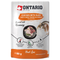 Ontario Saszetka Karma Mokra dla Kota Herb Line Kurczak z Kaczką 80g