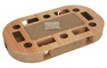 Kerbl Drapak Tekturowy dla Kota Owalny Ovalo z Piłeczkami 52x31x8,5cm