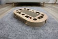 Kerbl Drapak Tekturowy dla Kota Owalny Ovalo z Piłeczkami 52x31x8,5cm