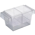 Jeneca Duży Kotnik Dwukomorowy Plastikowy dla Ryb 23x10x9,5cm