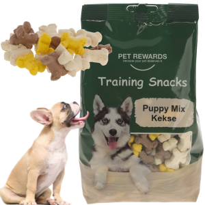 Pet Rewards PUPPY MIX Przysmak Treningowy Spacerowy Smaczki Ciastka Snacki dla Szczeniąt MINI 400g