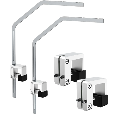 Hydor AqaMai BRACKETS Uchwyty Wsporniki do Belki LED Medium 33mm Komplet Srebrne