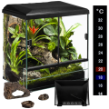 Diversa TerraSet Forest 45 Zestaw Terrarium z Wyposażeniem 45x33x45cm