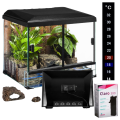 Diversa TerraSet Turtle 45 Zestaw AkwaTerrarium z Wyposażeniem FILTR 45x33x35cm