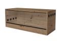 Diversa Solidne Terrarium z Płyty Meblowej z Wentylacją 120x50x60cm Dąb Artisan 132269