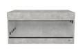 Diversa Solidne Terrarium z Płyty Meblowej z Wentylacją z NADSTAWKĄ 120x50x72cm Beton