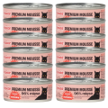 Comfy Premium Mousse Karma Mokra dla Kota z Wołowiną ZESTAW 12x85g