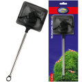 Aqua Nova SIATKA 7,5cm Podbierak z Teleskpową Rączką Do Krewetek Ryb Akwarium 15-45cm N-03