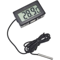 Ringder PT-2 Elektroniczny TERMOMETR do Terrarium Faunarium LCD Sonda