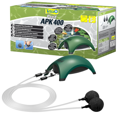 TETRA APK 400 Pompa Powietrza Napowietrzacz Brzęczyk do Oczka ZESTAW 400l/h 4,5W